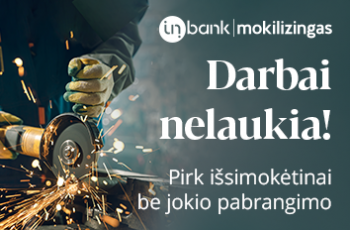 Pirkite išsimokėtinai su Inbank be pabrangimo!